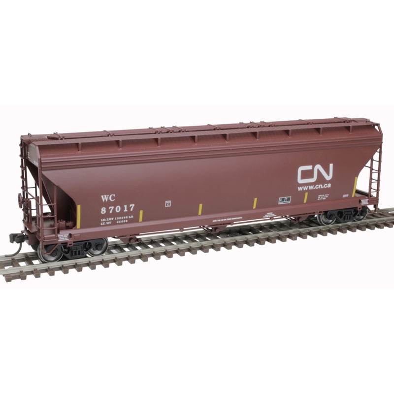 Atlas Master HO ACF 4650 Centerflow Covered Hopper - Canadian National WC #87030