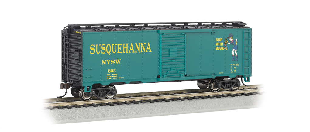 Bachmann HO 40 FT Box Car - NYSW (Suzy-Q)