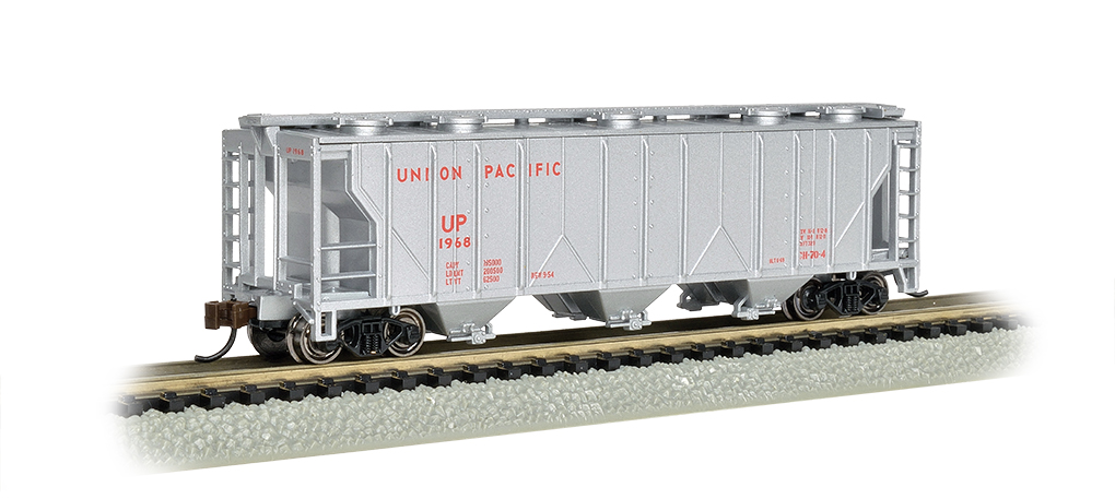 Bachmann N PS-2 Three-Bay Covered Hopper - Union Pacific®