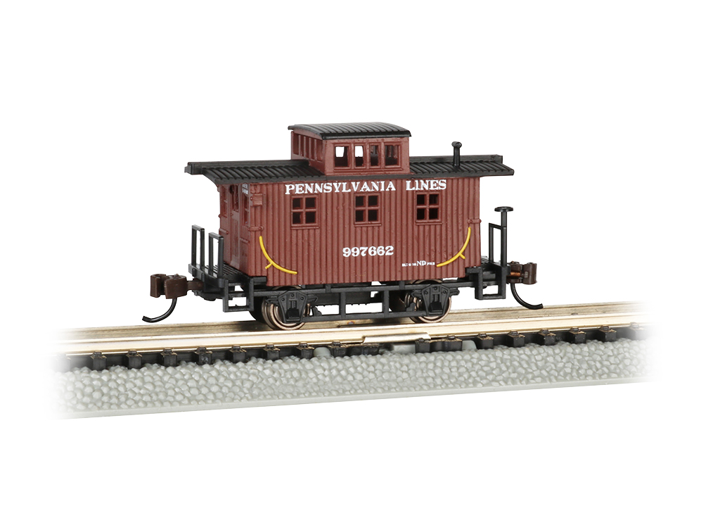 Bachmann N Old-Time Caboose - Pennsylvania Lines