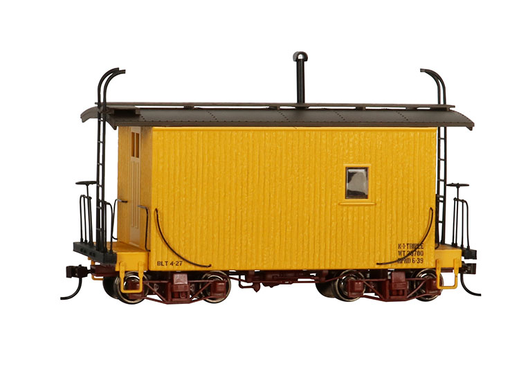 Bachmann On30 18 FT Logging Caboose - Yellow