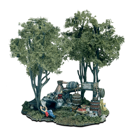 Woodland Scenics Mini-Scene® - Spánek pod svitem měsíce - HO Scale Kit