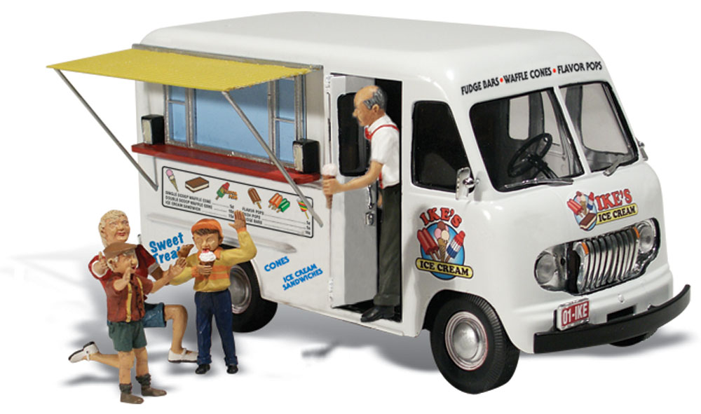 Woodland Scenics - Ike's Ice Cream Truck - HO Scale