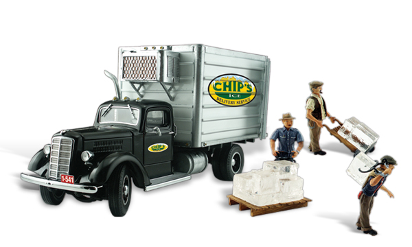 Woodland Scenics - Chip's Ice Truck - HO Scale