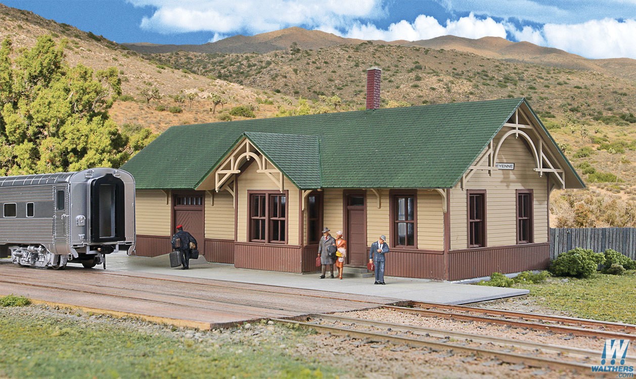 Walthers #933-4057 Union Pacific-Style Depot - HO Scale Kit