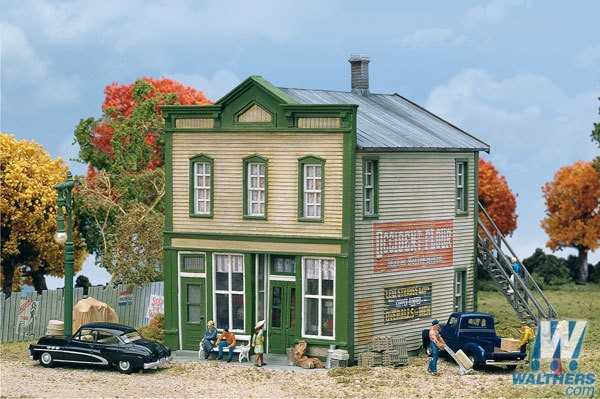 Walthers #933-3650 River Road Mercantile - HO Scale Kit