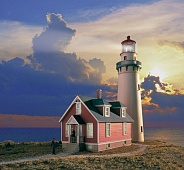 Walthers #933-3663 Rocky Point Lighthouse - HO Scale Kit