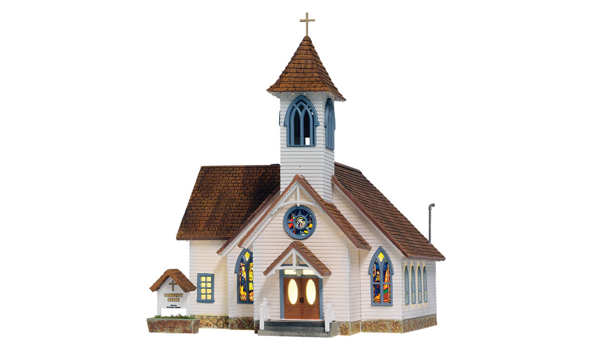 Woodland Scenics Community Church - HO Scale