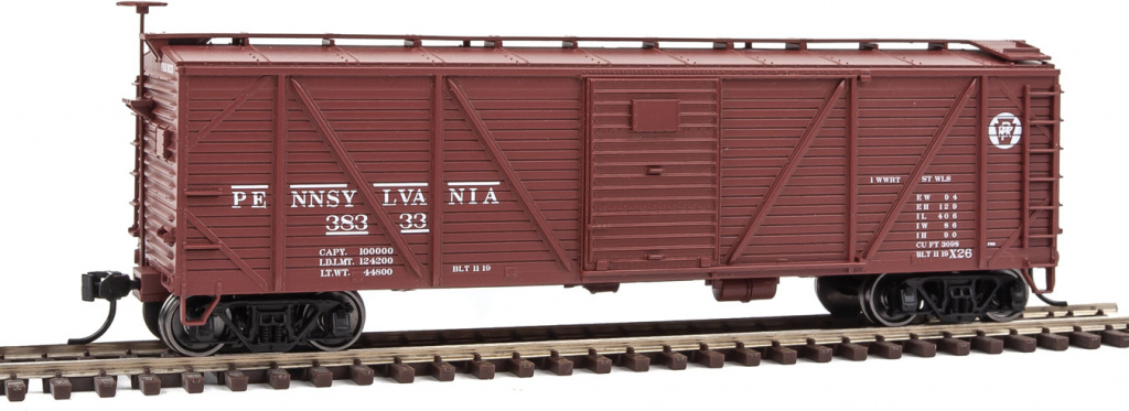 Walthers Mainline HO 40' USRA Wood Boxcar - Pennsylvania Railroad #38333