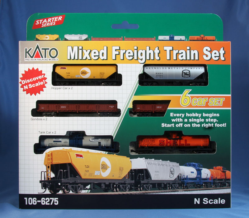 KATO N - Mixed Freight Train Set - set nákladních vozů 6ks