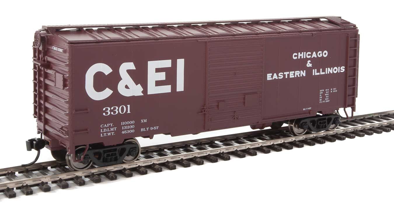 Walthers Mainline HO 40´ ACF Welded Boxcar - Chicago & Eastern Illinois #3301