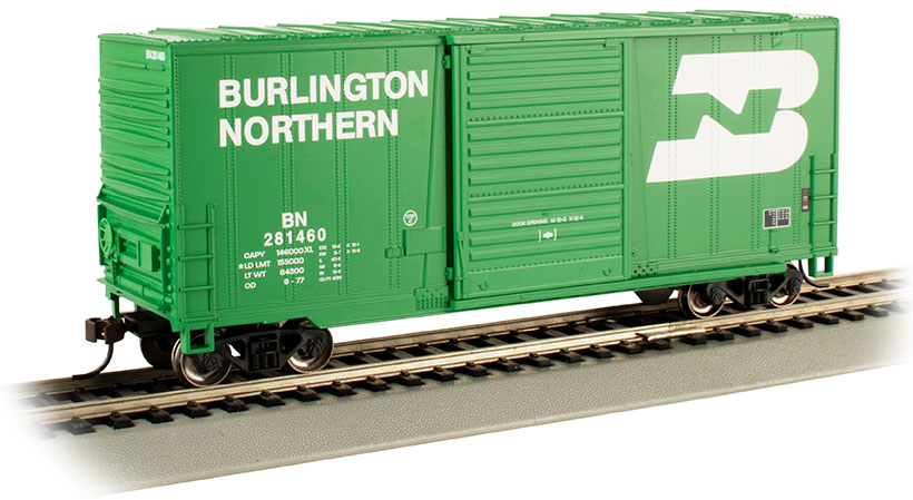 Bachmann HO Hi-Cube Box Car - Burlington Northern