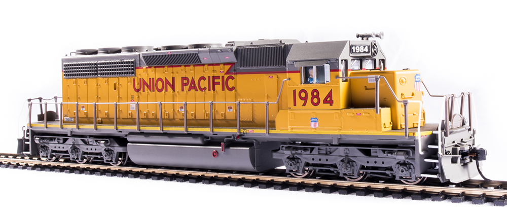Broadway Limited EMD SD40-2 - UP 1972, Yellow & Gray w/Lightning S - DCC + Sound
