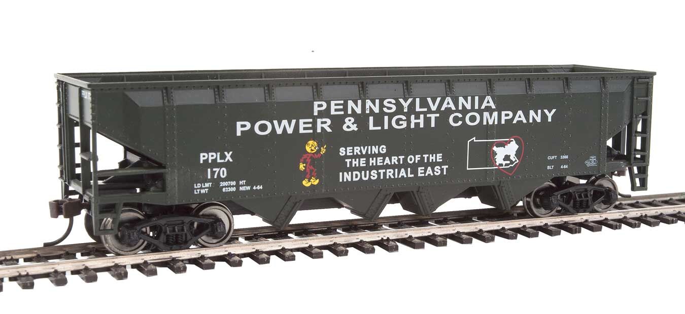 Walthers Trainline HO Offset Hopper - Pennsylvania Power & Light