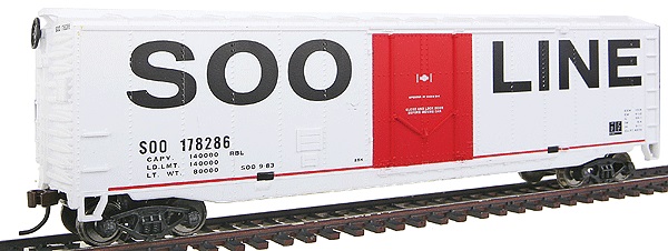 Walthers Trainline HO Plug Door Box Car - Soo Line