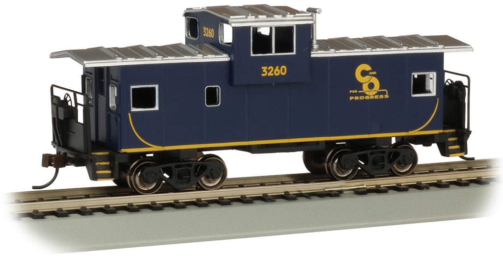 Bachmann HO 36 FT Wide-Vision Caboose - Chesapeake & Ohio® #3260