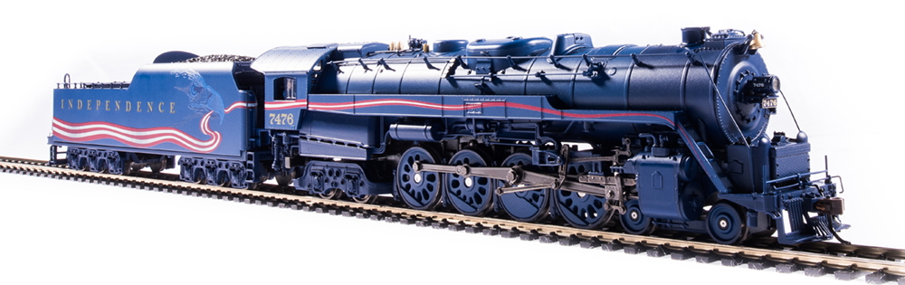 Broadway Limited HO 4-8-4, Class T1 "Independence Day Paint" - DCC+Sound+Smoke
