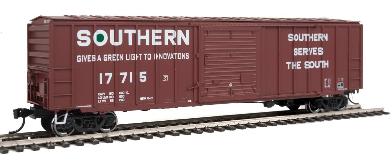 Walthers Mainline HO 50' ACF Exterior Post Boxcar - Southern #17715