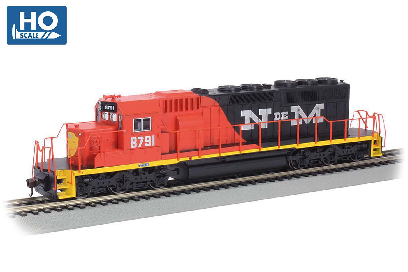 Bachmann HO EMD SD40-2 - National Railways of Mexico #8791