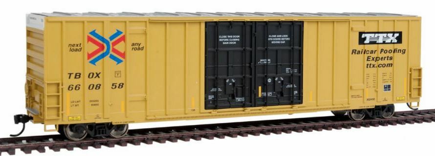 Walthers Mainline HO 60' High-Cube Boxcar - TTX #660858 (white logo)