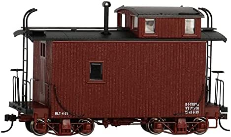 Bachmann On30 18 FT Off-Set Cupola Caboose - Oxide Red