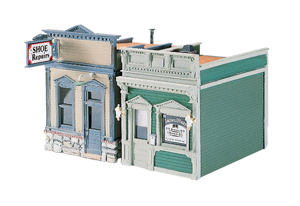 Woodland Scenics Doctor's Office & Shoe Repair - HO Scale Kit