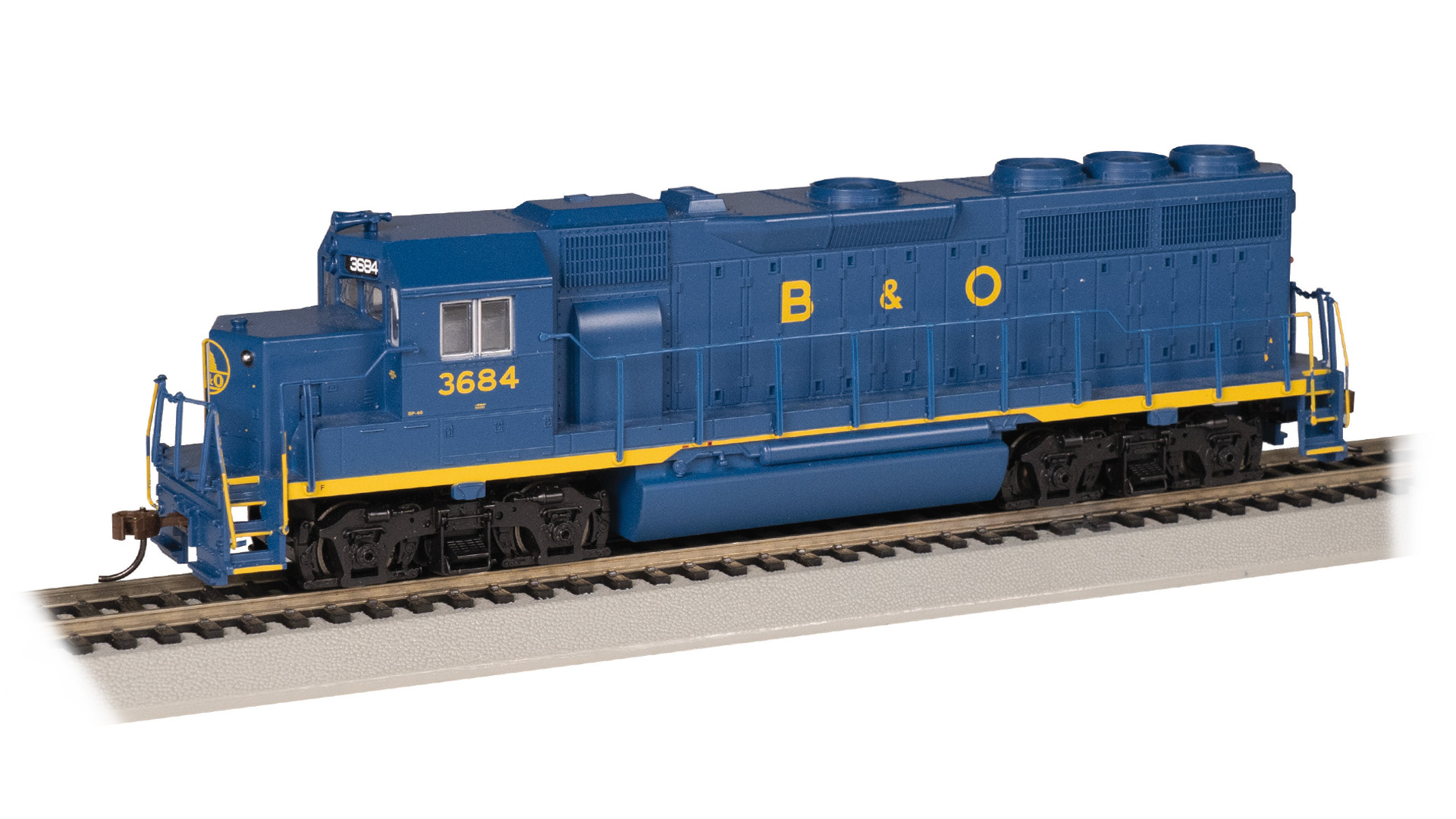 Bachmann HO EMD GP40 - Bsltimore & Ohio #6382 - DCC + Sound