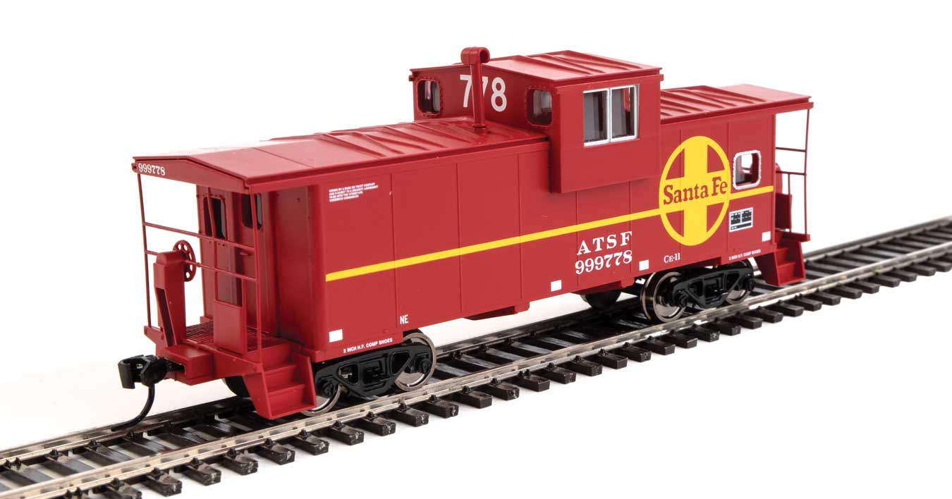 Walthers Mainline HO Wide-Vision Caboose - ATSF #999778