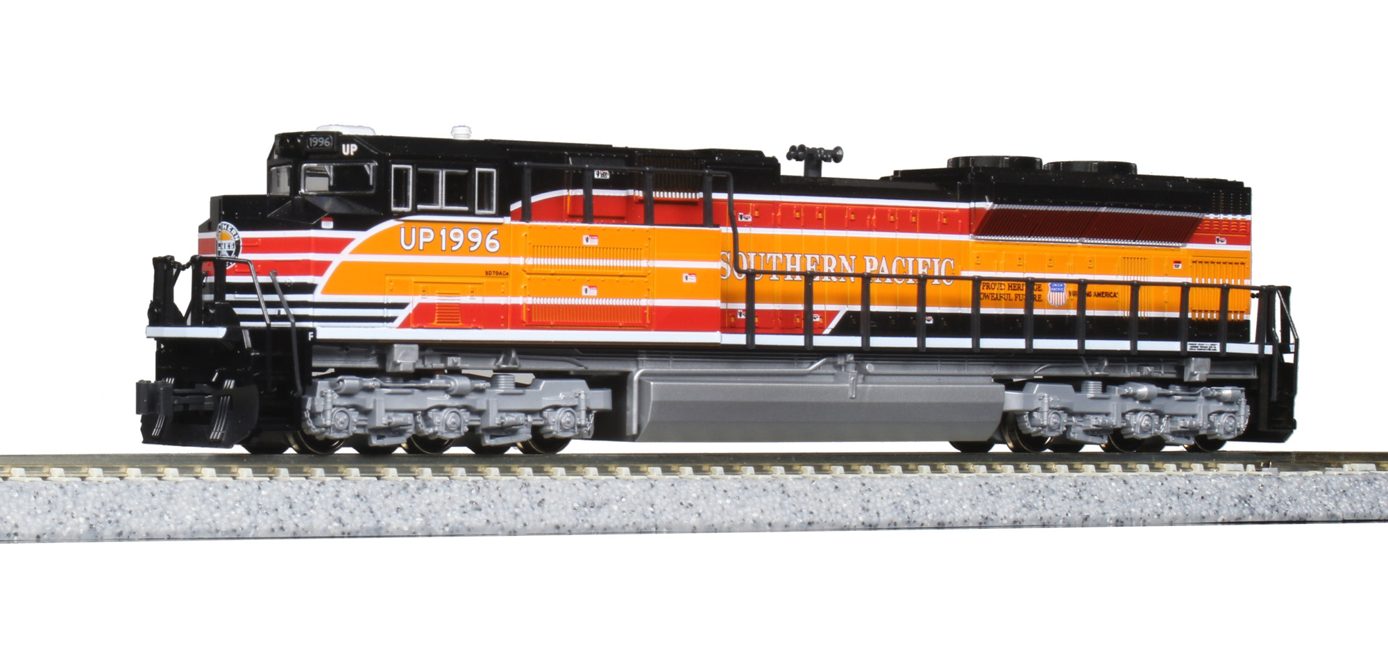 KATO N EMD SD70ACe - Union Pacific Heritage Southern Pacific #1996
