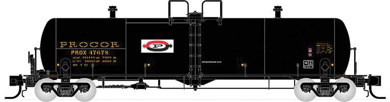 RAPIDO N GP20 20,000-Gallon Tank Car - Procor Ltd. PROX 1