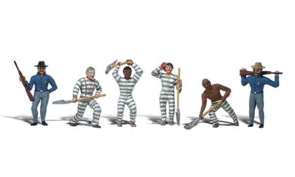 Woodland Scenics - Pracující vězni - HO Scale