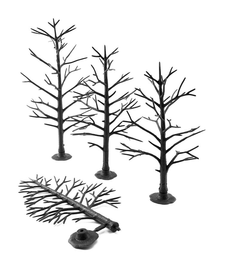 Woodland Scenics - Kmeny listnatých stromů (12.7 cm - 17.7 cm)