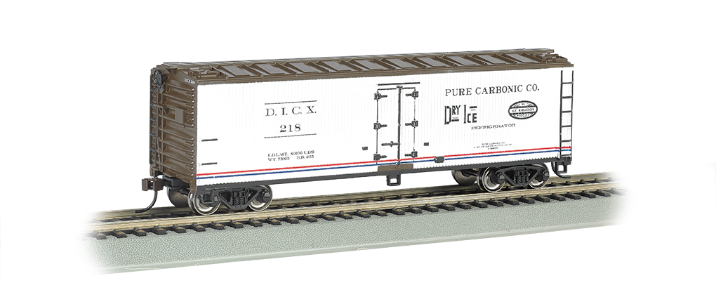Bachmann HO 40 FT Wood-side Refrigerated - Pure Carbonic Company