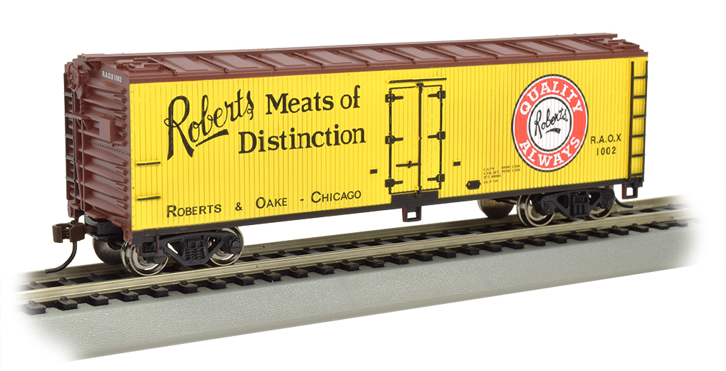 Bachmann HO 40 FT Wood-side Refrigerated - Robert's Meats of Distinction