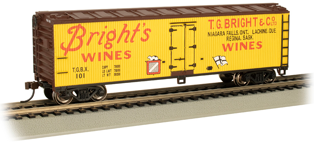 Bachmann HO 40 FT Wood-side Refrigerated - Bright's Wines