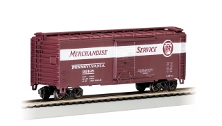 Bachmann HO 40 FT Box Car - PRR Merchandise Service