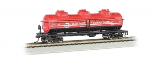 Bachmann HO 40 FT Three-Dome Tank Car - Cook Paint & Varnish Co.