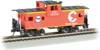 Bachmann HO 36 FT Wide-Vision Caboose - Chessie®