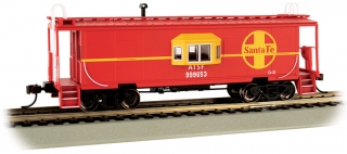 Bachmann HO Bay Window Caboose - Sante Fe