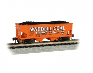 Bachmann N 55-Ton 2-Bay Hopper - Waddell Coal #101