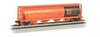 Bachmann N 4-Bay Cylindrical Grain Hopper - Saskatchewan
