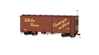 Bachmann On30 Box Car - White Pass & Yukon