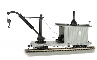 Bachmann On30 Derrick Car - MOW Gray 