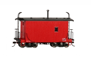 Bachmann On30 18 FT Logging Caboose - Red