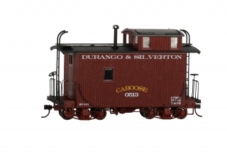 Bachmann On30 18 FT Off-Set Cupola Caboose - Durango & Silverton