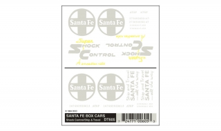Obtisky "Santa Fe Box Cars" - Krytý nákladní vůz