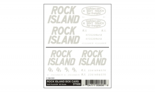 Obtisky "Rock Island Box Cars" - Krytý nákladní vůz