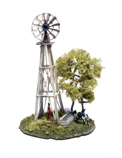 Woodland Scenics Mini-Scene® - Větrný mlýn - HO Scale Kit