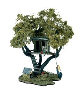Woodland Scenics Mini-Scene® - Dům na stromě - HO Scale Kit