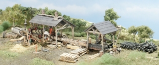 Woodland Scenics "Tie & Plank Mill" - HO Scale Kit